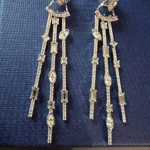 Swarovski Authnetic White Crystal Chandelier Earrings